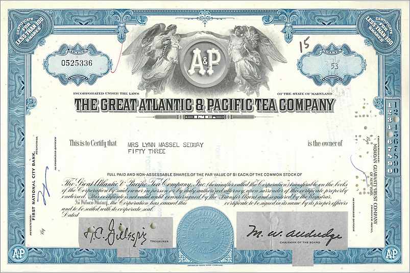 Coupon Share Action The Great Atlantic & Pacific Tea Company Ange Angel Femme