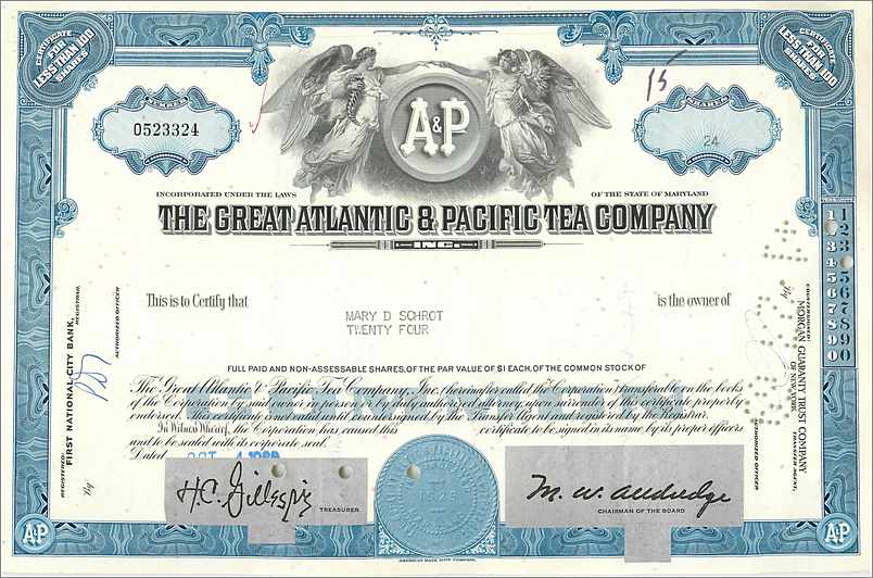 Coupon Share Action The Great Atlantic & Pacific Tea Company Ange Angel Femme