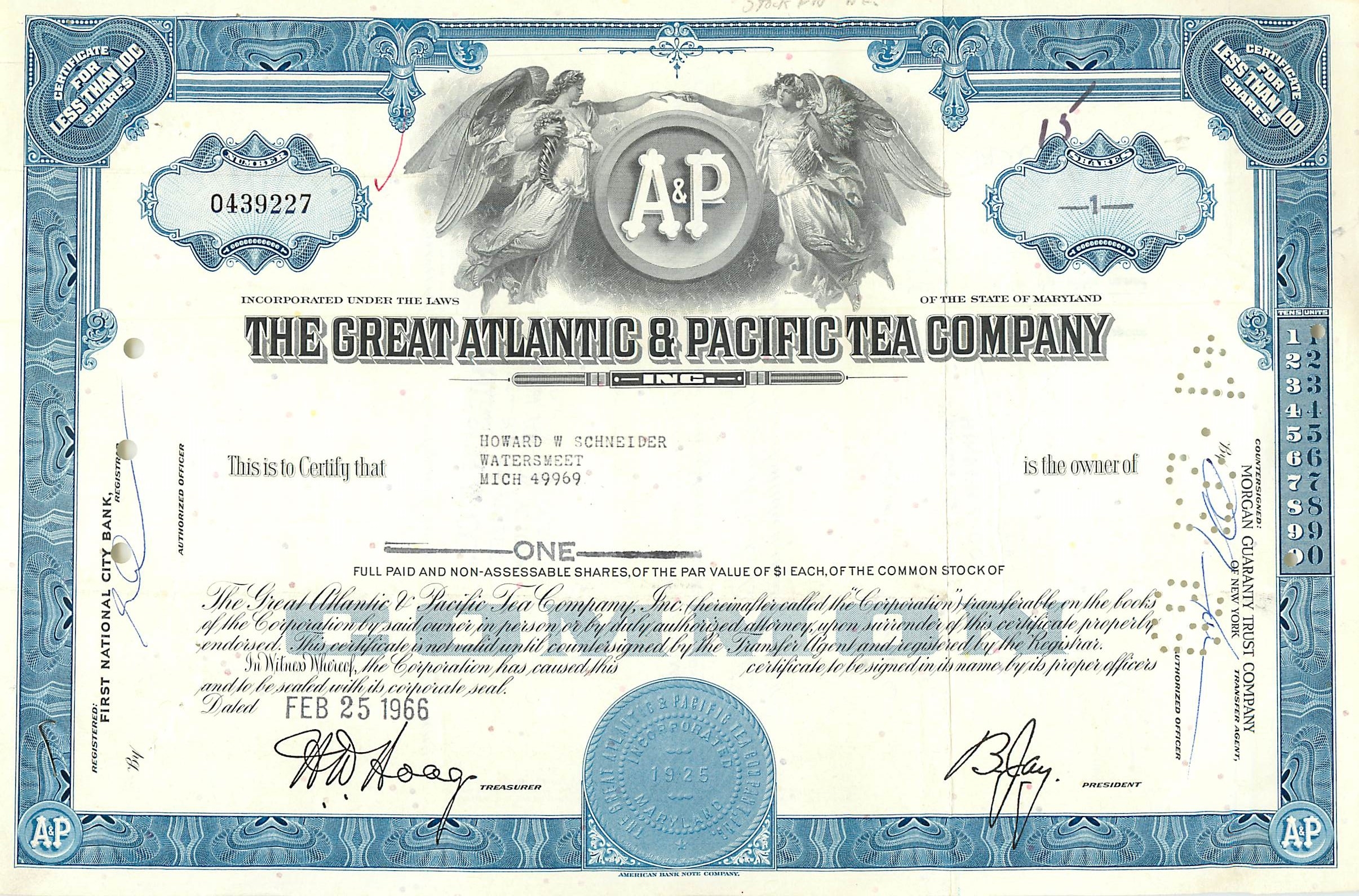 Coupon Share Action The Great Atlantic & Pacific Tea Company Ange Angel Femme