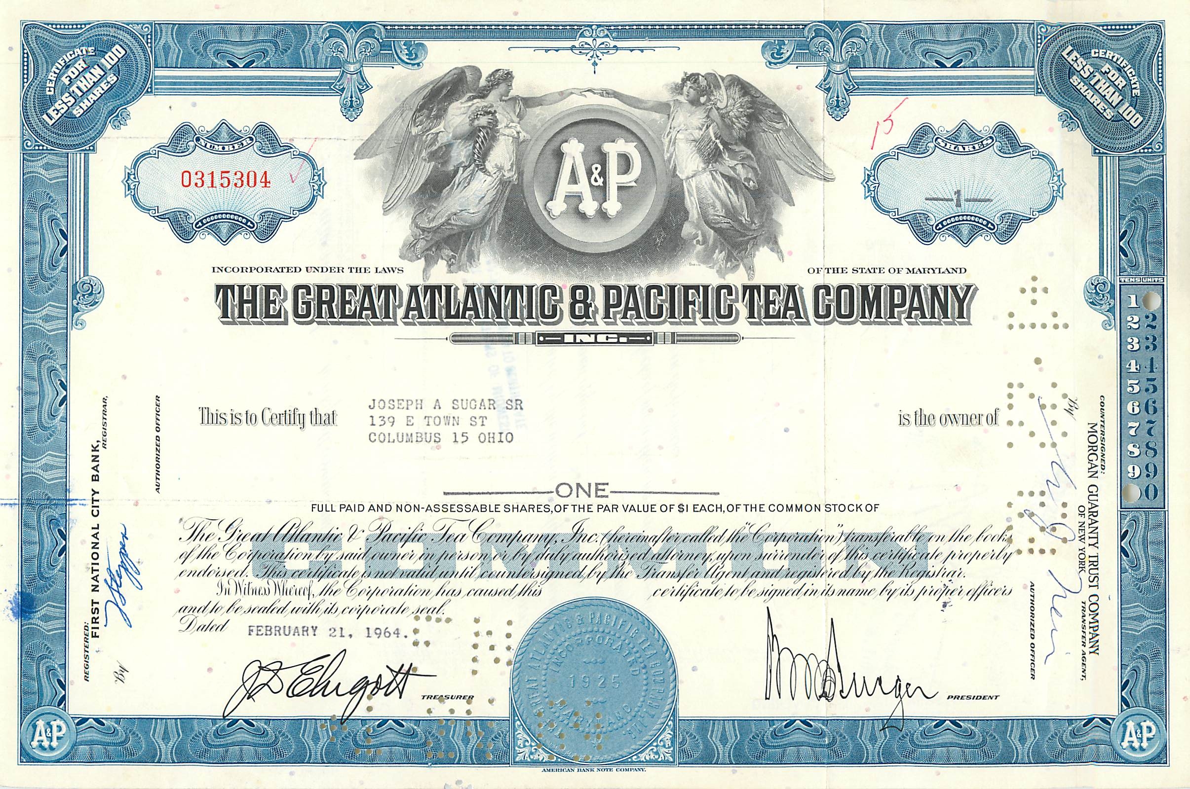 Coupon Share Action The Great Atlantic & Pacific Tea Company Ange Angel Femme