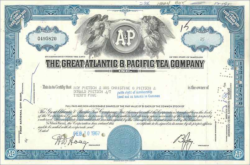Coupon Share Action The Great Atlantic & Pacific Tea Company Ange Angel Femme