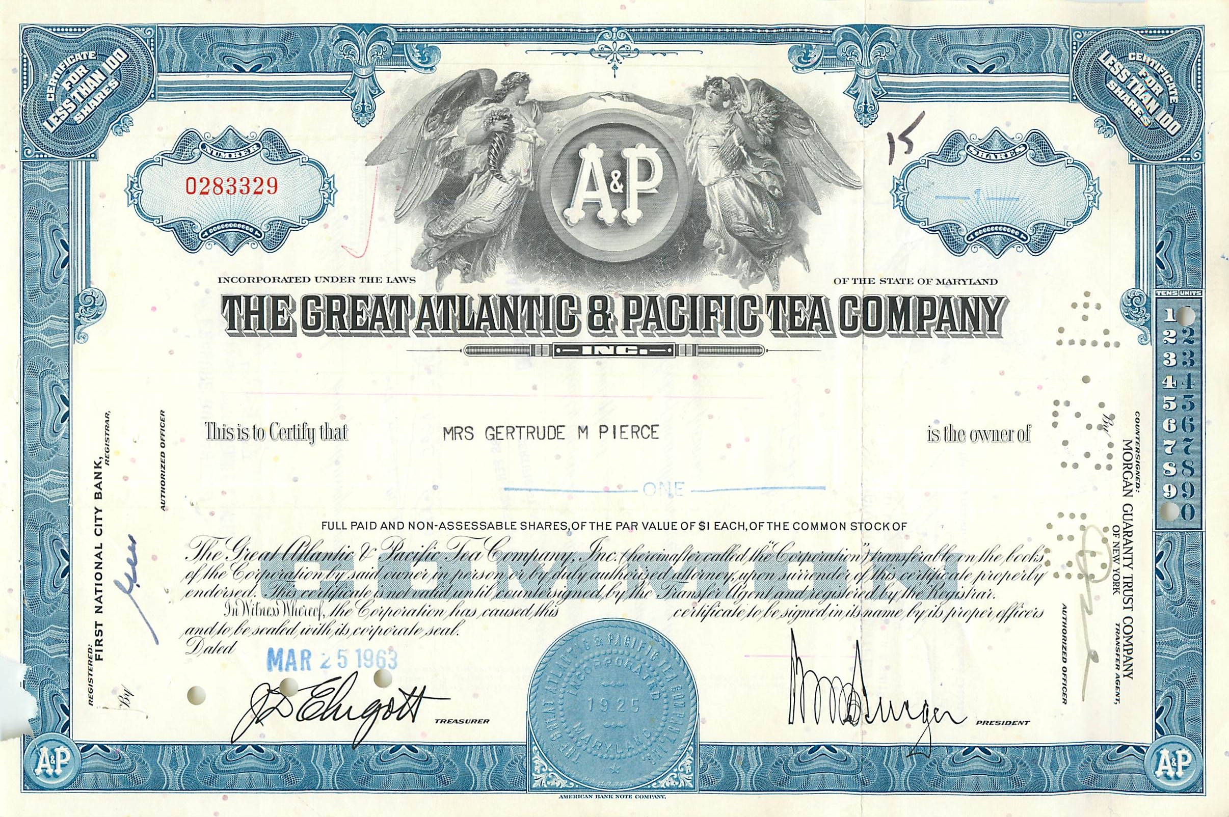 Coupon Share Action The Great Atlantic & Pacific Tea Company Ange Angel Femme