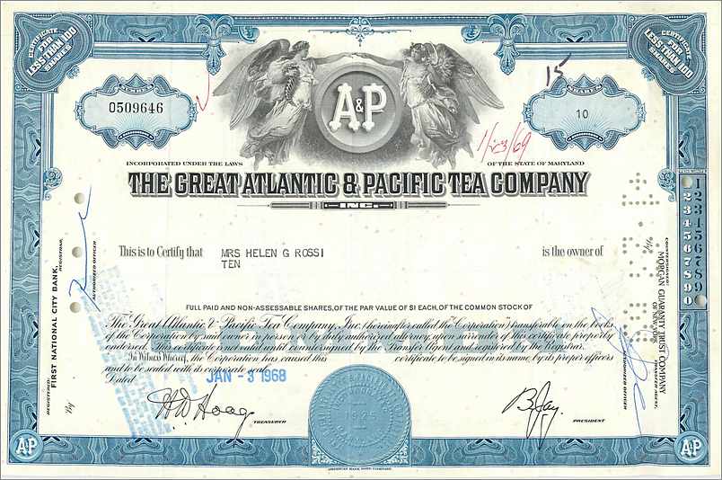 Coupon Share Action The Great Atlantic & Pacific Tea Company Ange Angel Femme