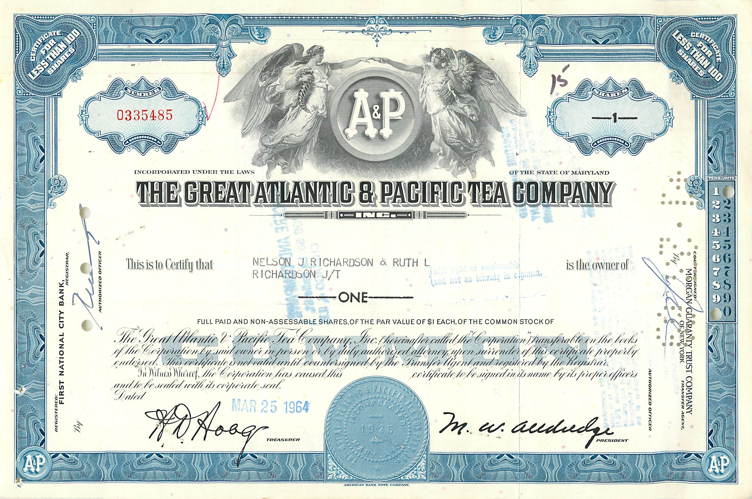 Coupon Share Action The Great Atlantic & Pacific Tea Company Ange Angel Femme