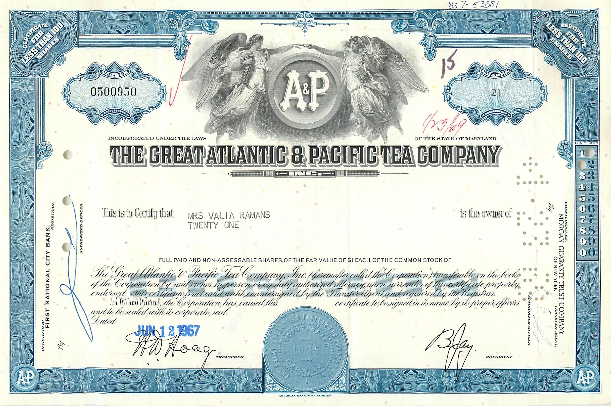 Coupon Share Action The Great Atlantic & Pacific Tea Company Ange Angel Femme