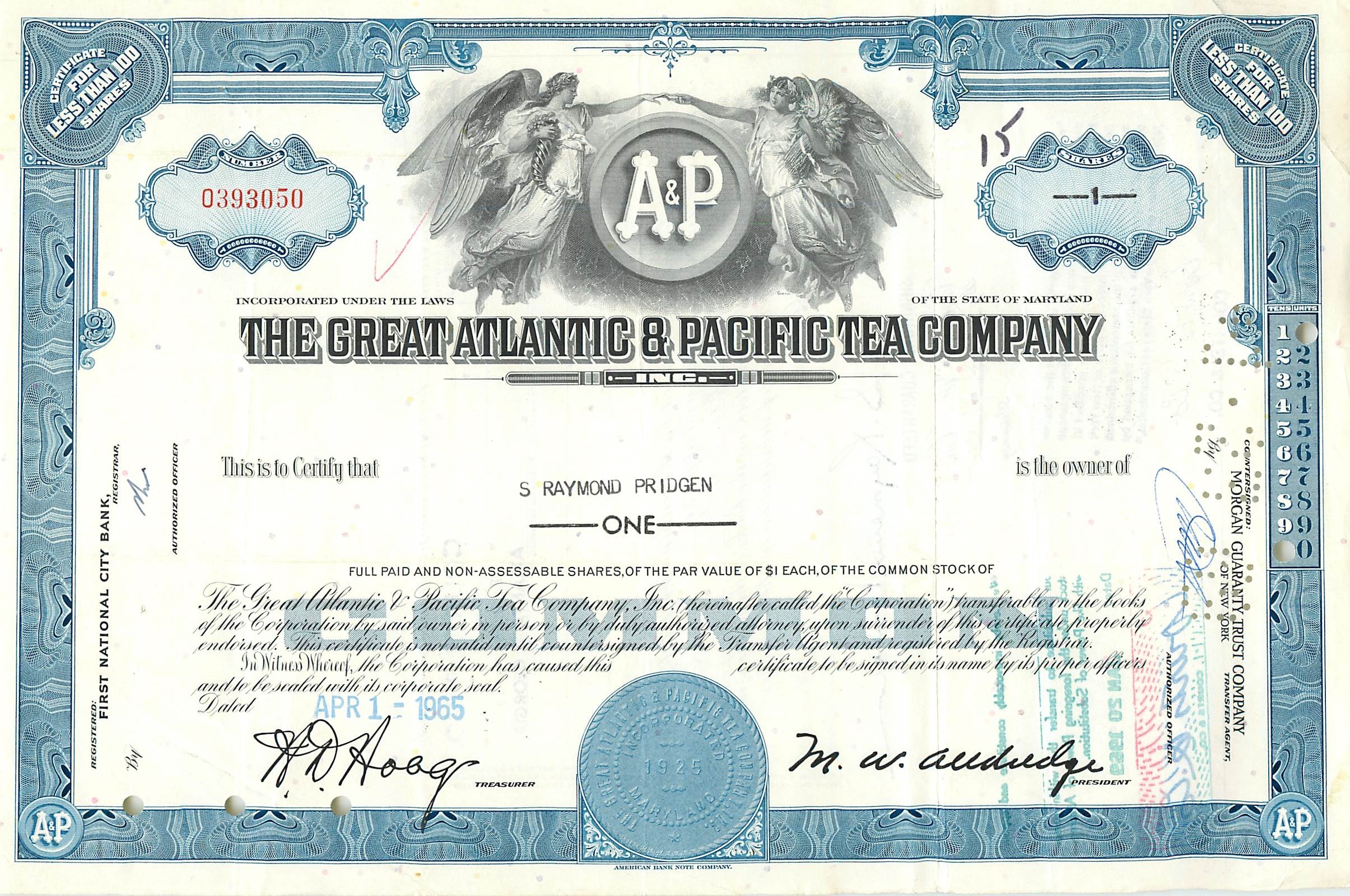 Coupon Share Action The Great Atlantic & Pacific Tea Company Ange Angel Femme