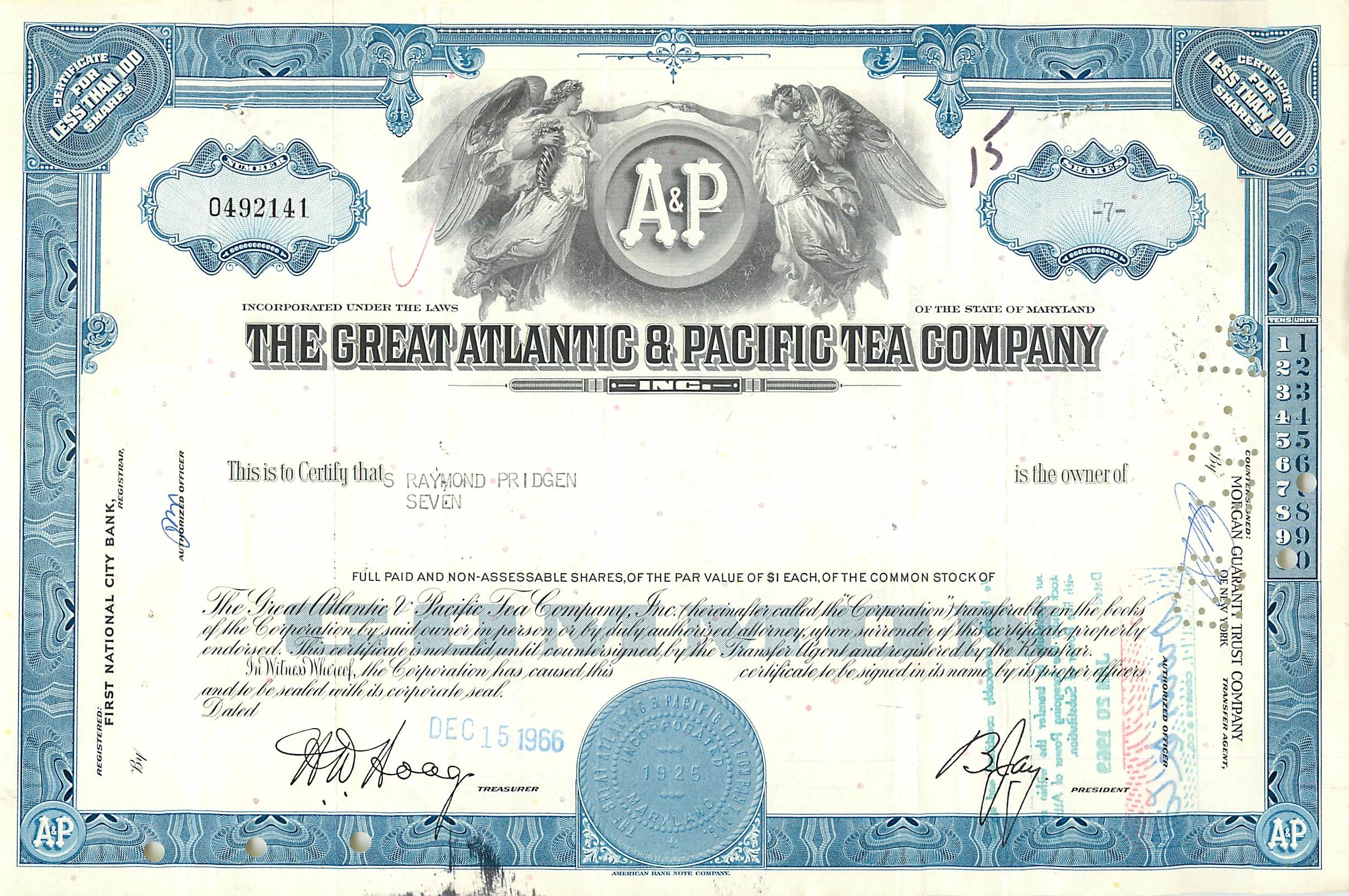 Coupon Share Action The Great Atlantic & Pacific Tea Company Ange Angel Femme