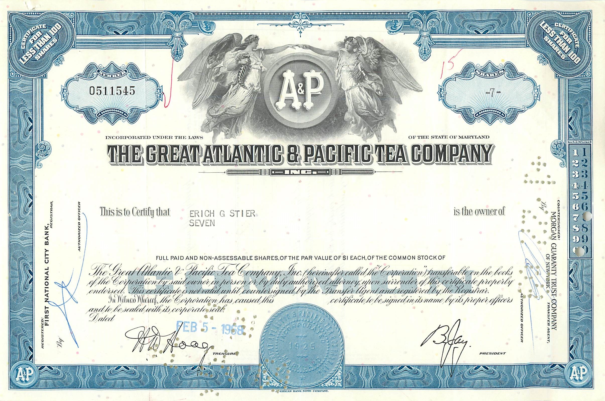 Coupon Share Action The Great Atlantic & Pacific Tea Company Ange Angel Femme