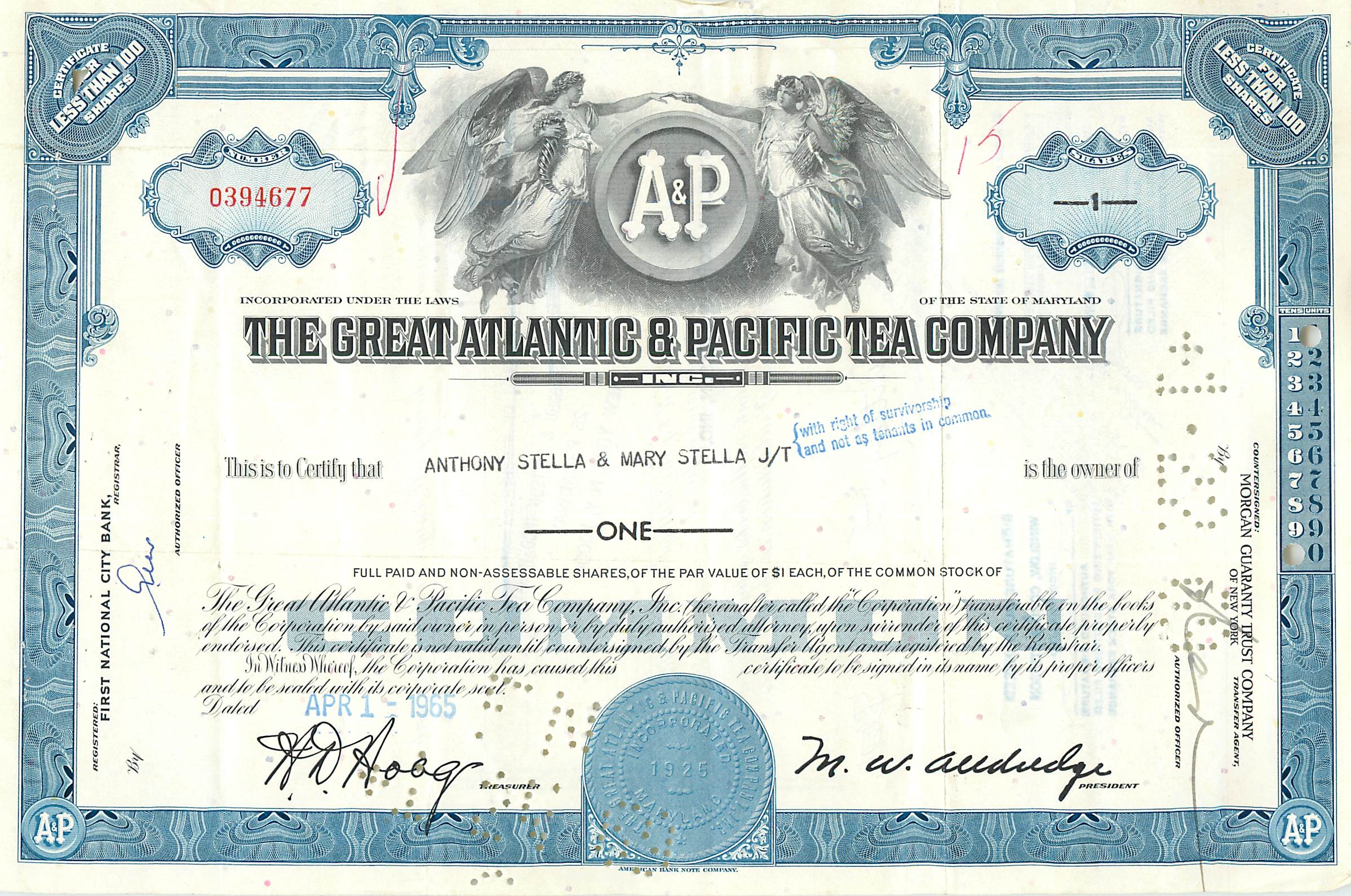 Coupon Share Action The Great Atlantic & Pacific Tea Company Ange Angel Femme