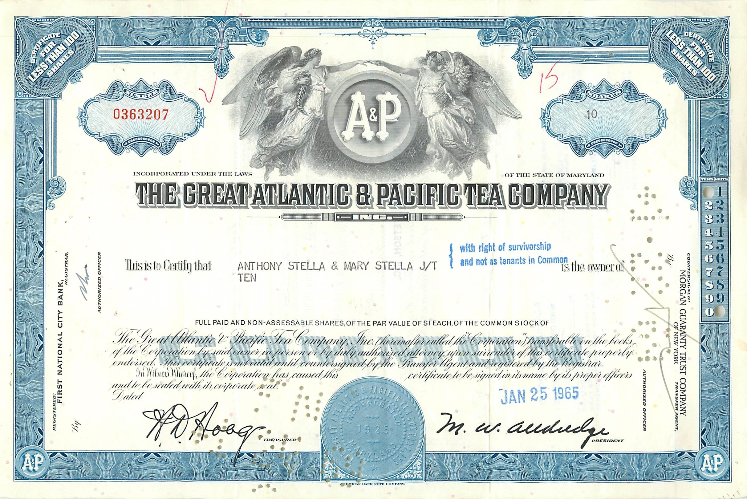 Coupon Share Action The Great Atlantic & Pacific Tea Company Ange Angel Femme