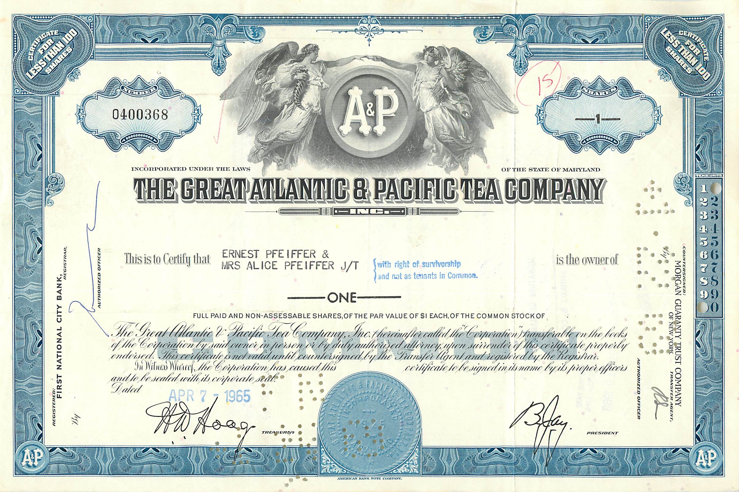 Coupon Share Action The Great Atlantic & Pacific Tea Company Ange Angel Femme