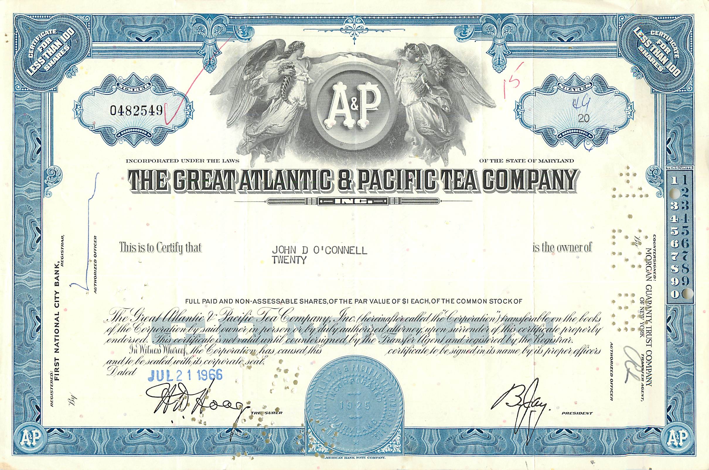 Coupon Share Action The Great Atlantic & Pacific Tea Company Ange Angel Femme