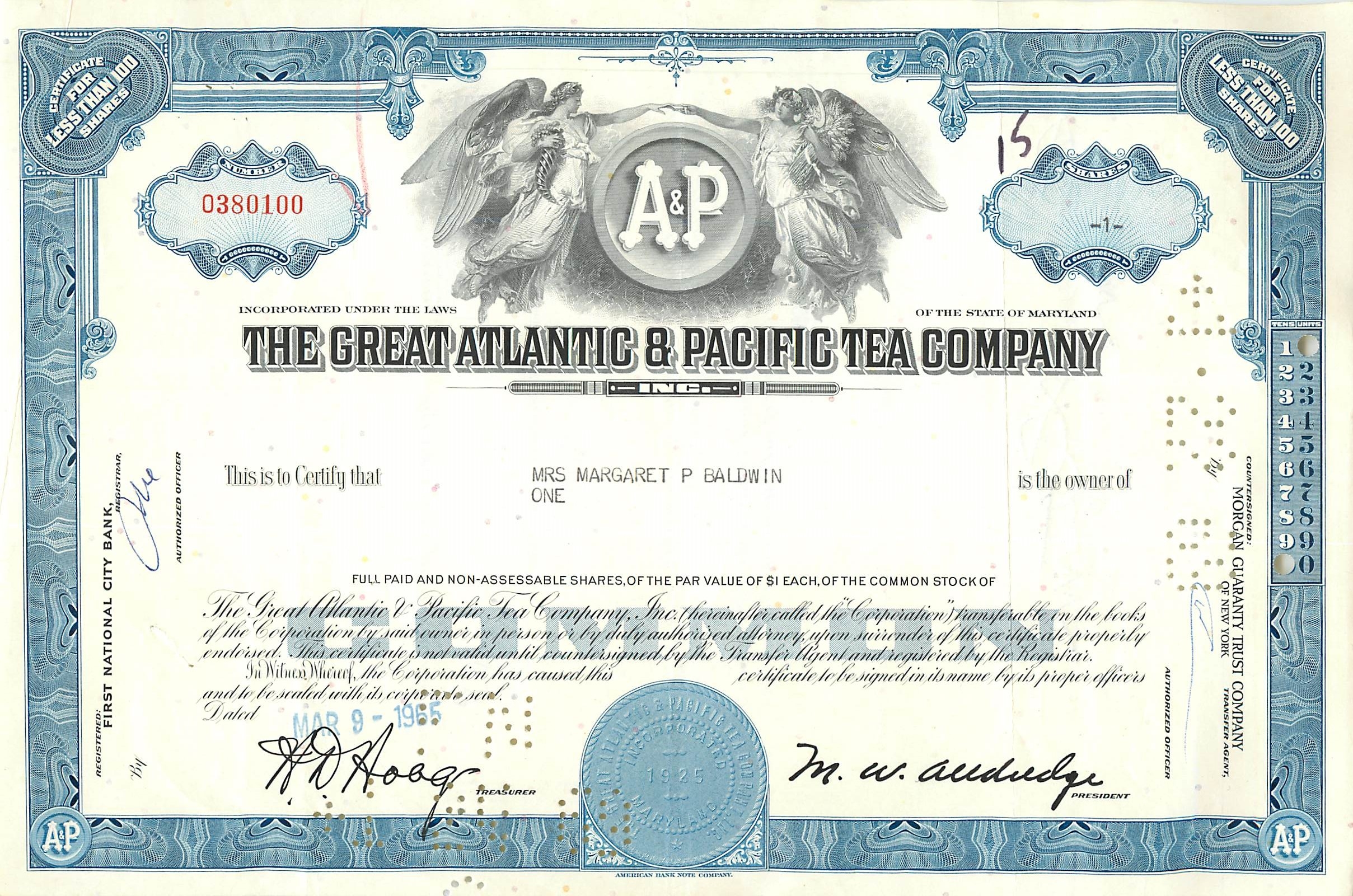 Coupon Share Action The Great Atlantic & Pacific Tea Company Ange Angel Femme
