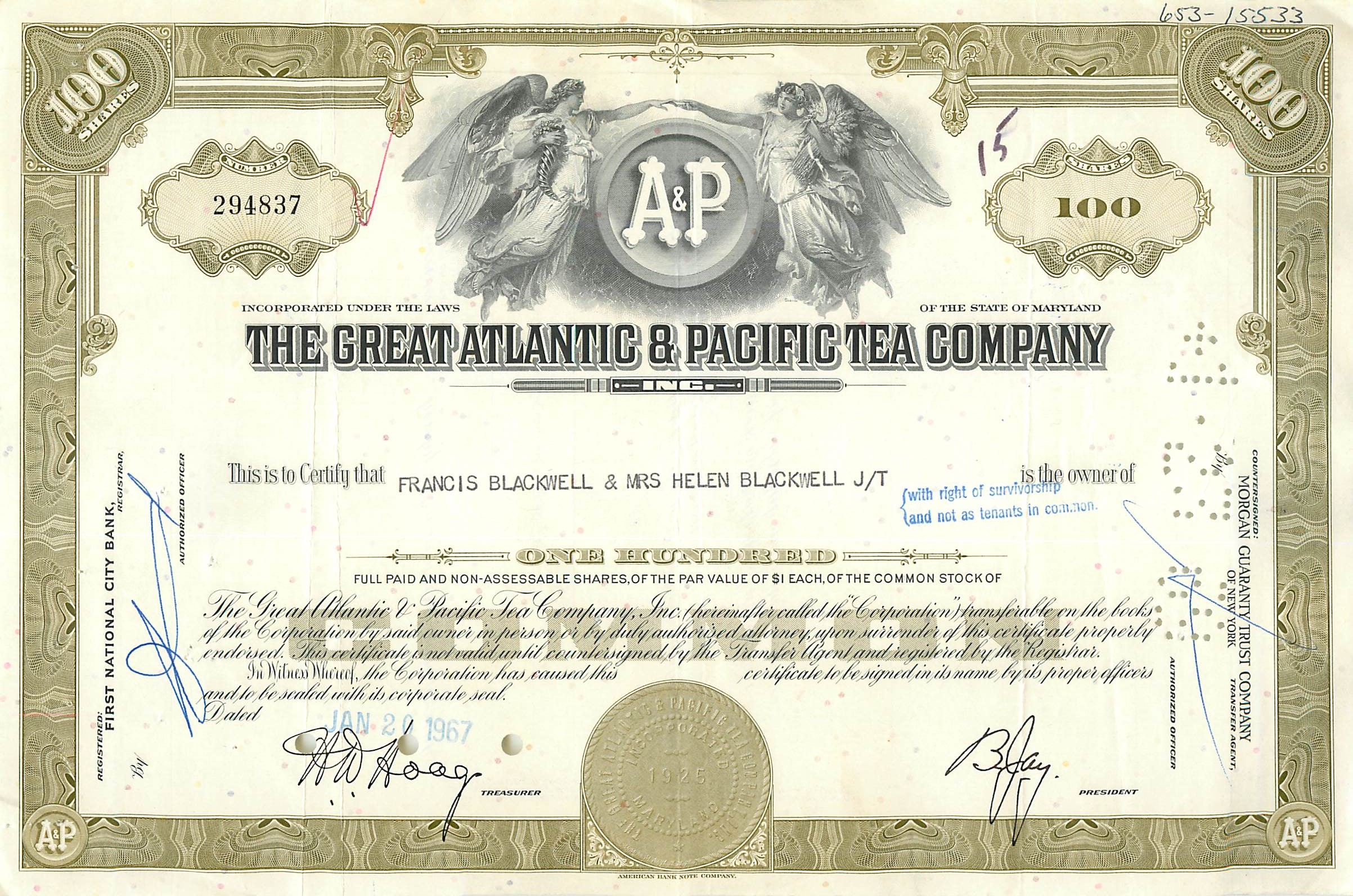 Coupon Share Action The Great Atlantic & Pacific Tea Company Ange Angel Femme