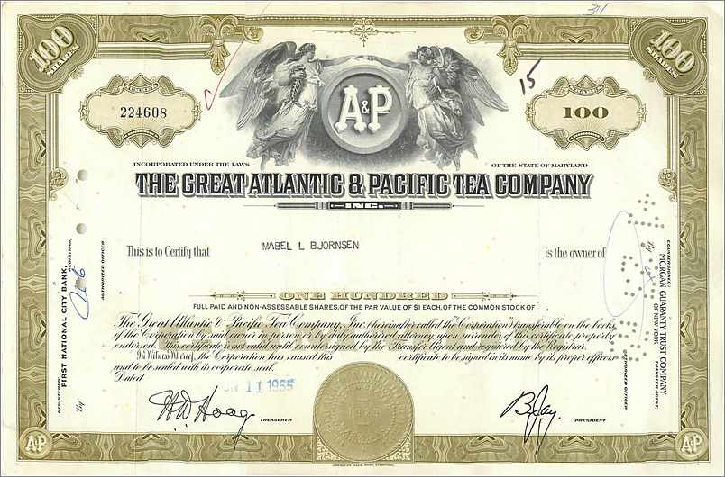 Coupon Share Action The Great Atlantic & Pacific Tea Company Ange Angel Femme