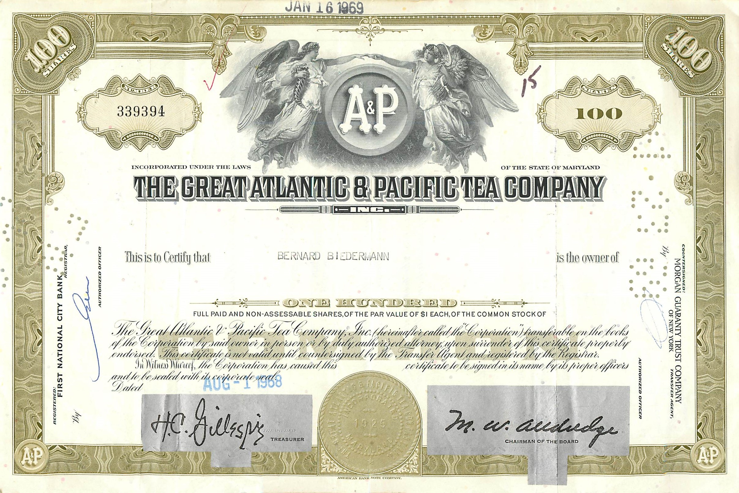 Coupon Share Action The Great Atlantic & Pacific Tea Company Ange Angel Femme