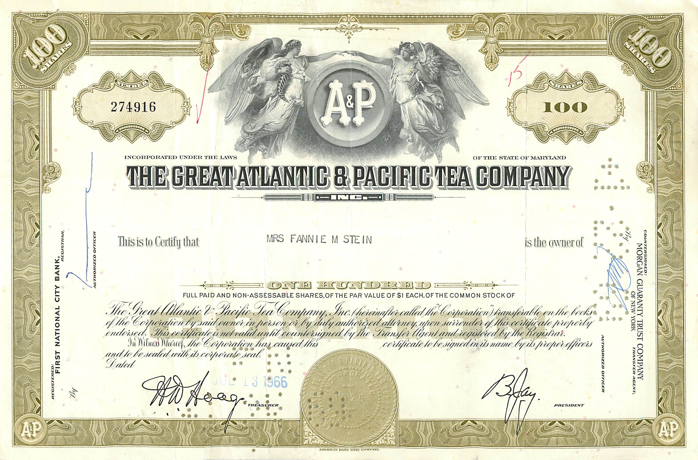 Coupon Share Action The Great Atlantic & Pacific Tea Company Ange Angel Femme