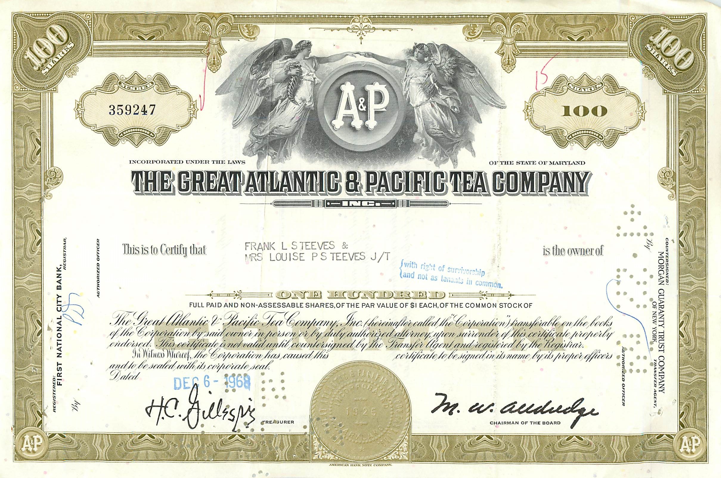 Coupon Share Action The Great Atlantic & Pacific Tea Company Ange Angel Femme