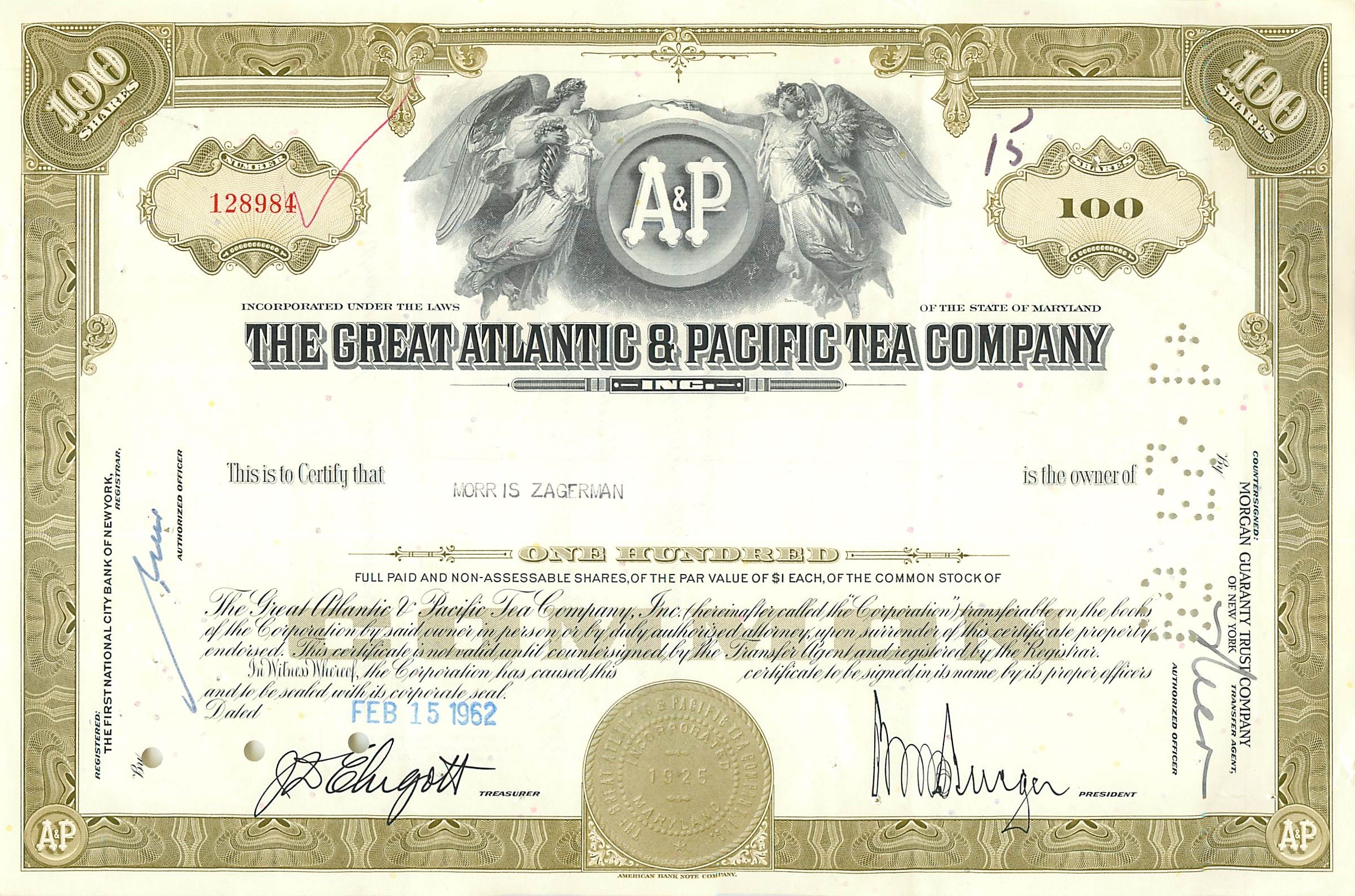 Coupon Share Action The Great Atlantic & Pacific Tea Company Ange Angel Femme