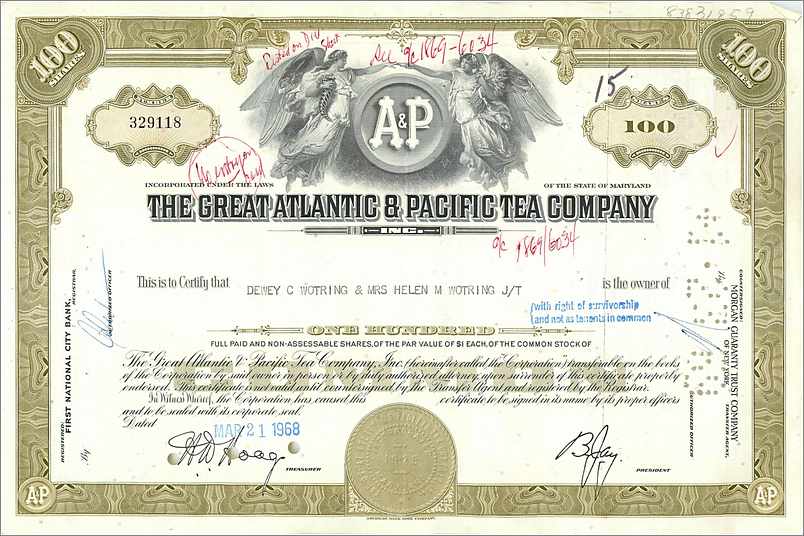 Coupon Share Action The Great Atlantic & Pacific Tea Company Ange Angel Femme