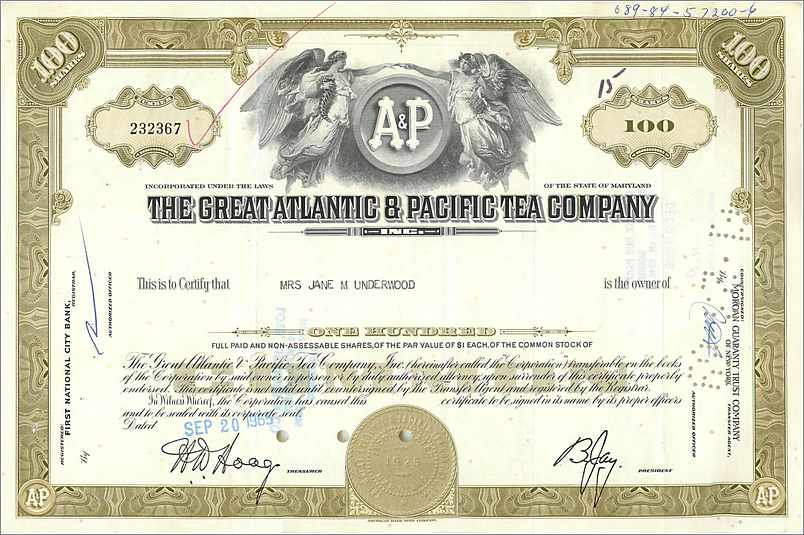 Coupon Share Action The Great Atlantic & Pacific Tea Company Ange Angel Femme
