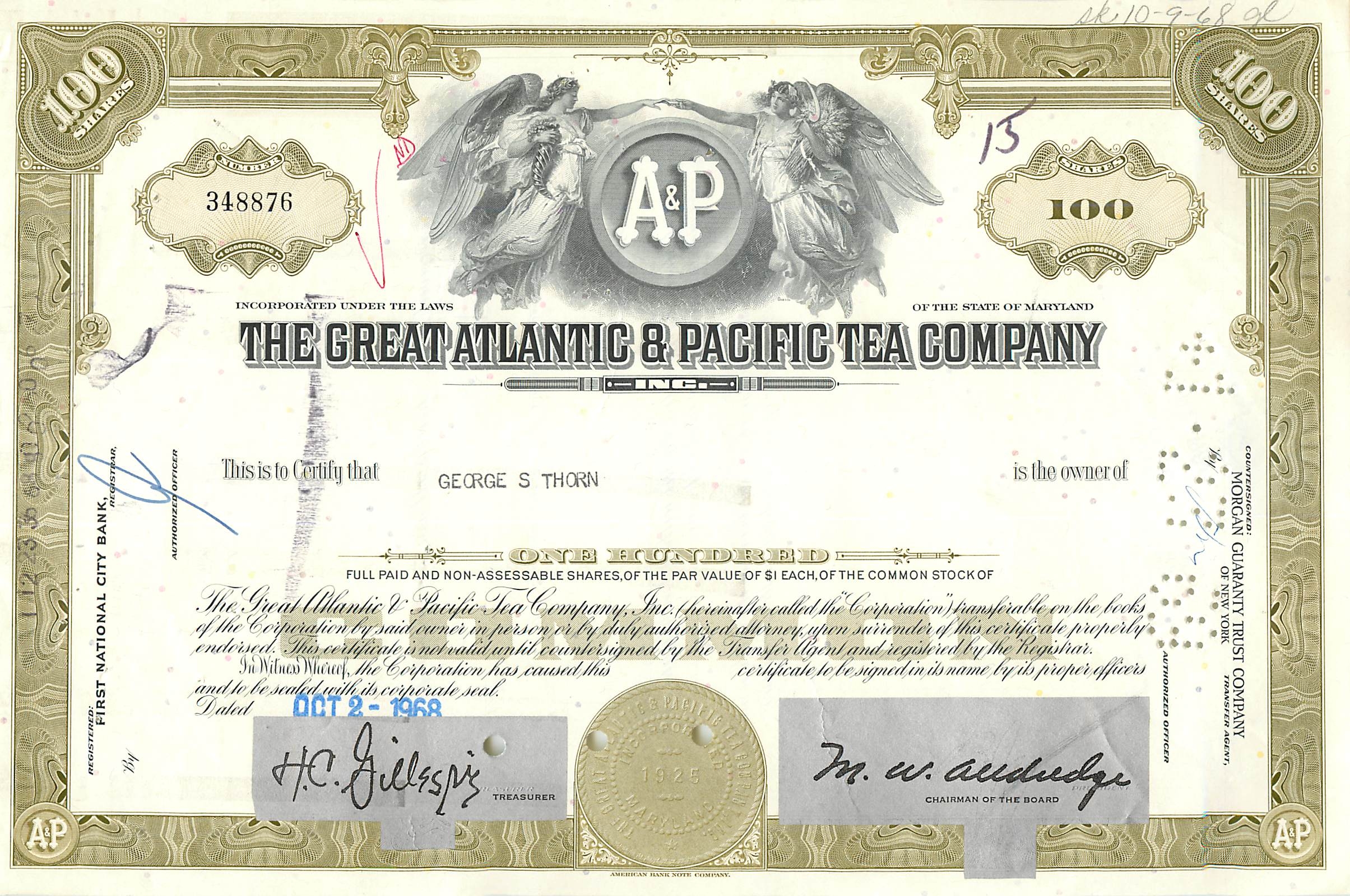 Coupon Share Action The Great Atlantic & Pacific Tea Company Ange Angel Femme