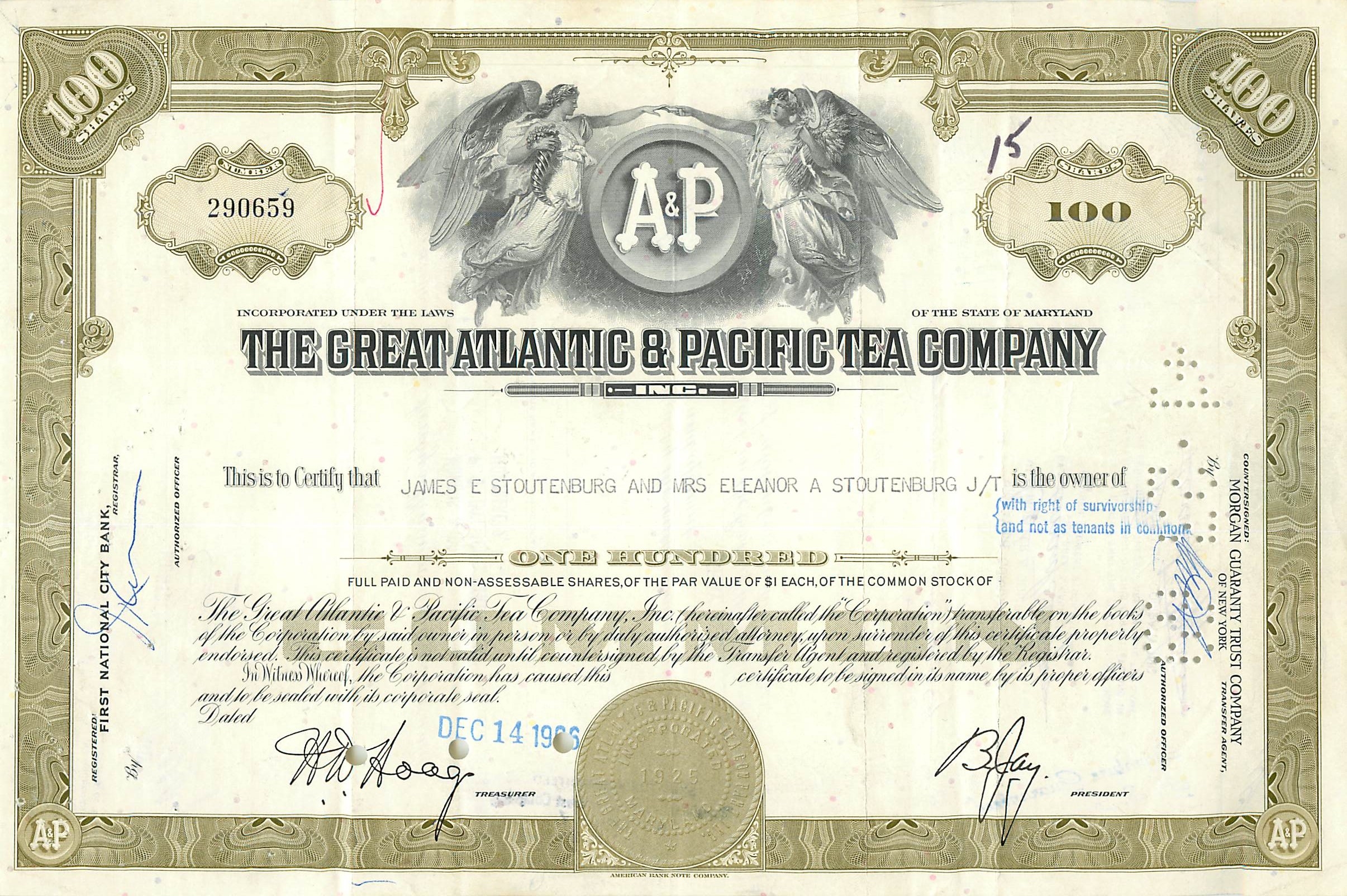 Coupon Share Action The Great Atlantic & Pacific Tea Company Ange Angel Femme