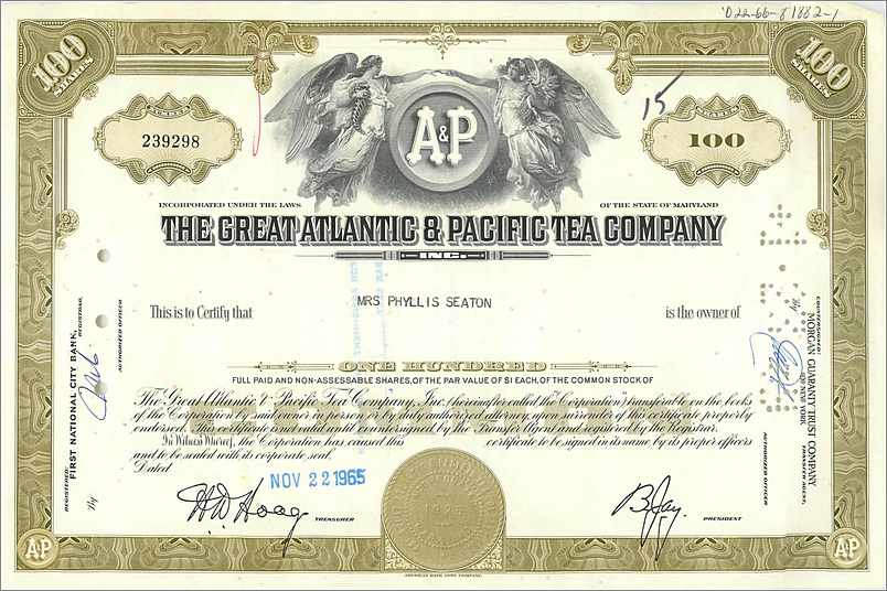 Coupon Share Action The Great Atlantic & Pacific Tea Company Ange Angel Femme
