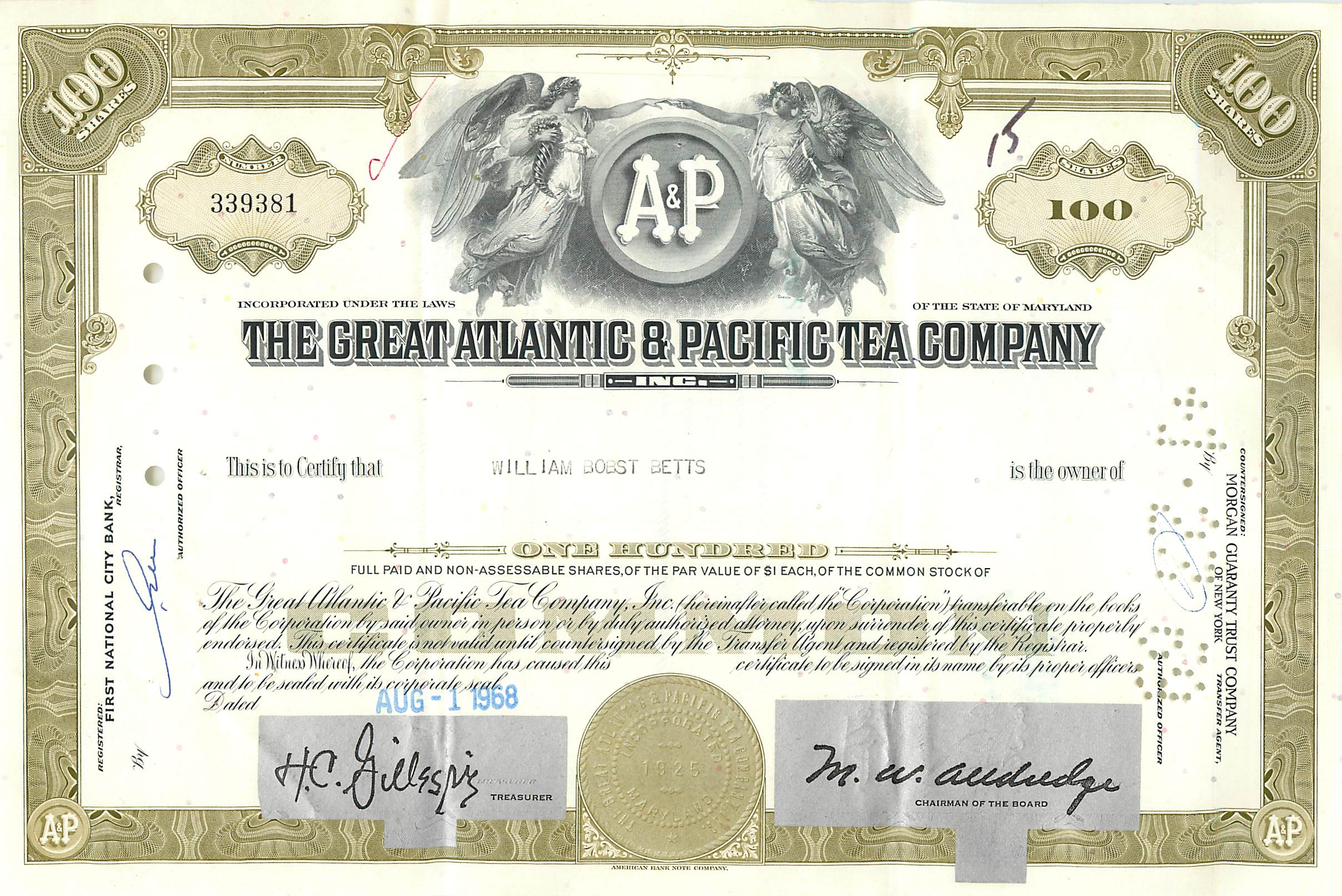 Coupon Share Action The Great Atlantic & Pacific Tea Company Ange Angel Femme