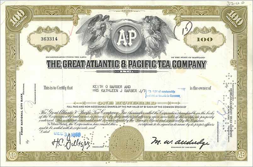 Coupon Share Action The Great Atlantic & Pacific Tea Company Ange Angel Femme