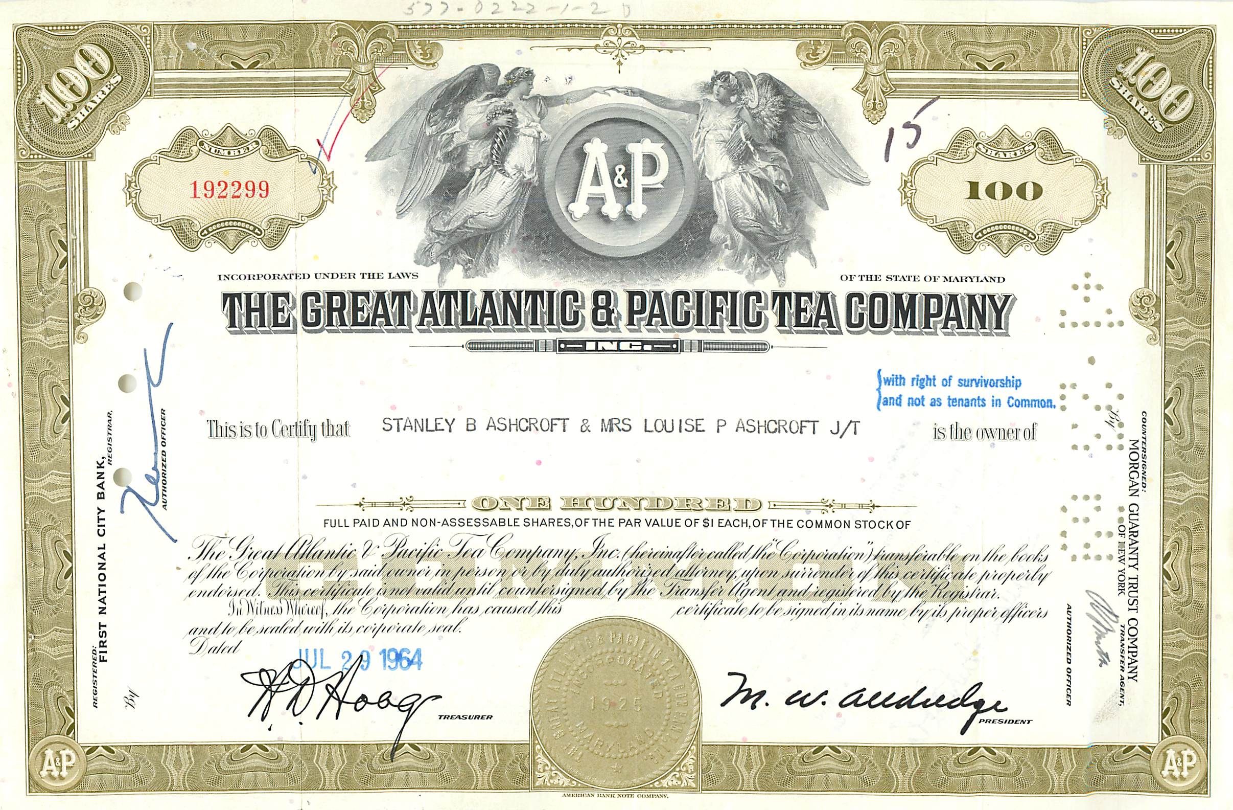 Coupon Share Action The Great Atlantic & Pacific Tea Company Ange Angel Femme