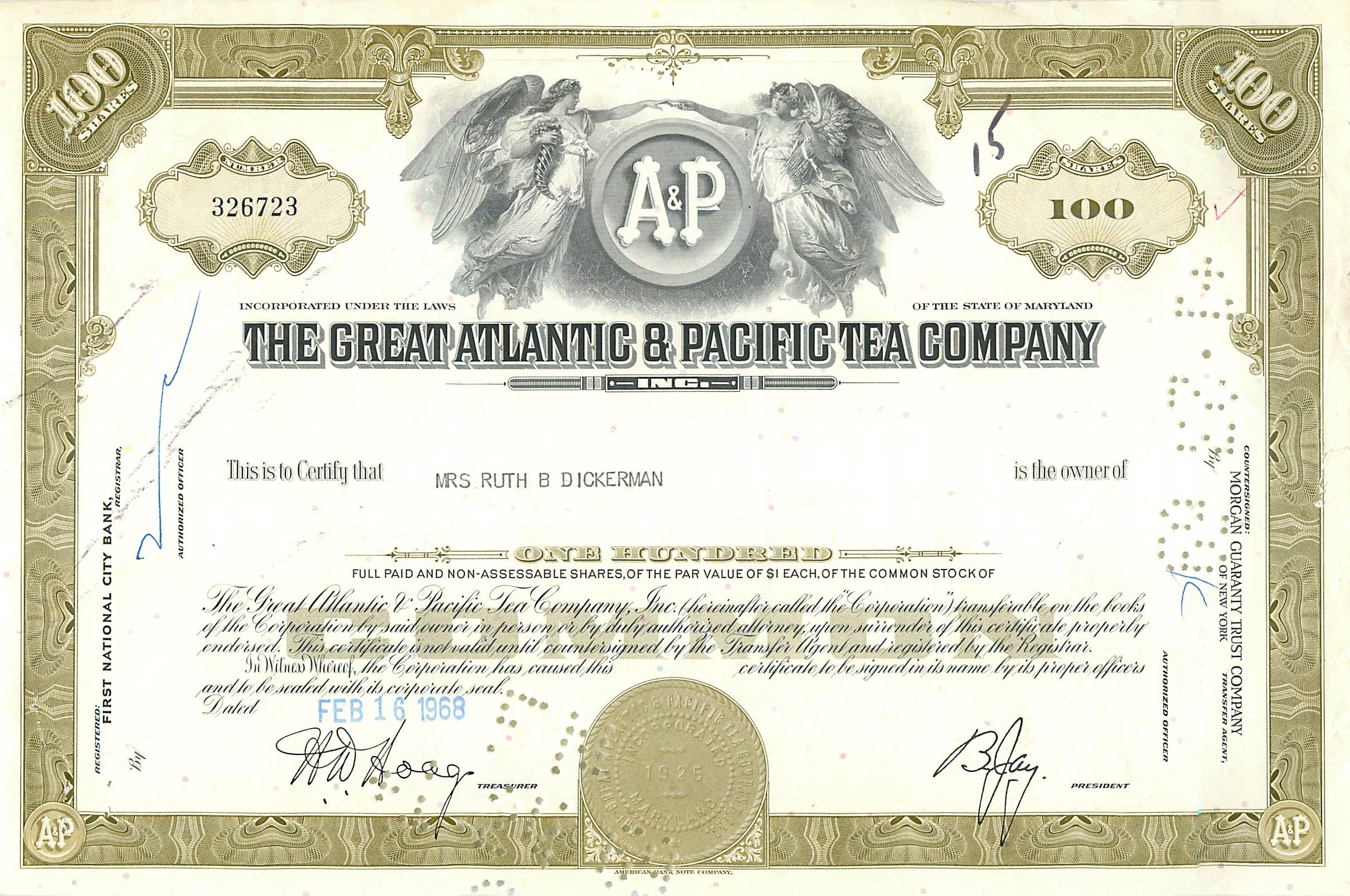 Coupon Share Action The Great Atlantic & Pacific Tea Company Ange Angel Femme