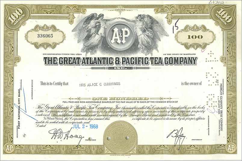 Coupon Share Action The Great Atlantic & Pacific Tea Company Ange Angel Femme