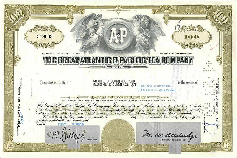 Coupon Share Action The Great Atlantic & Pacific Tea Company Ange Angel Femme