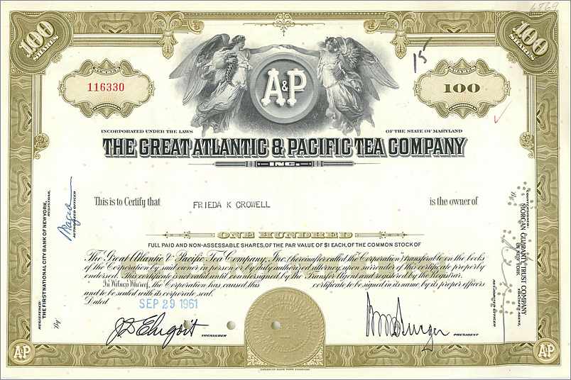 Coupon Share Action The Great Atlantic & Pacific Tea Company Ange Angel Femme