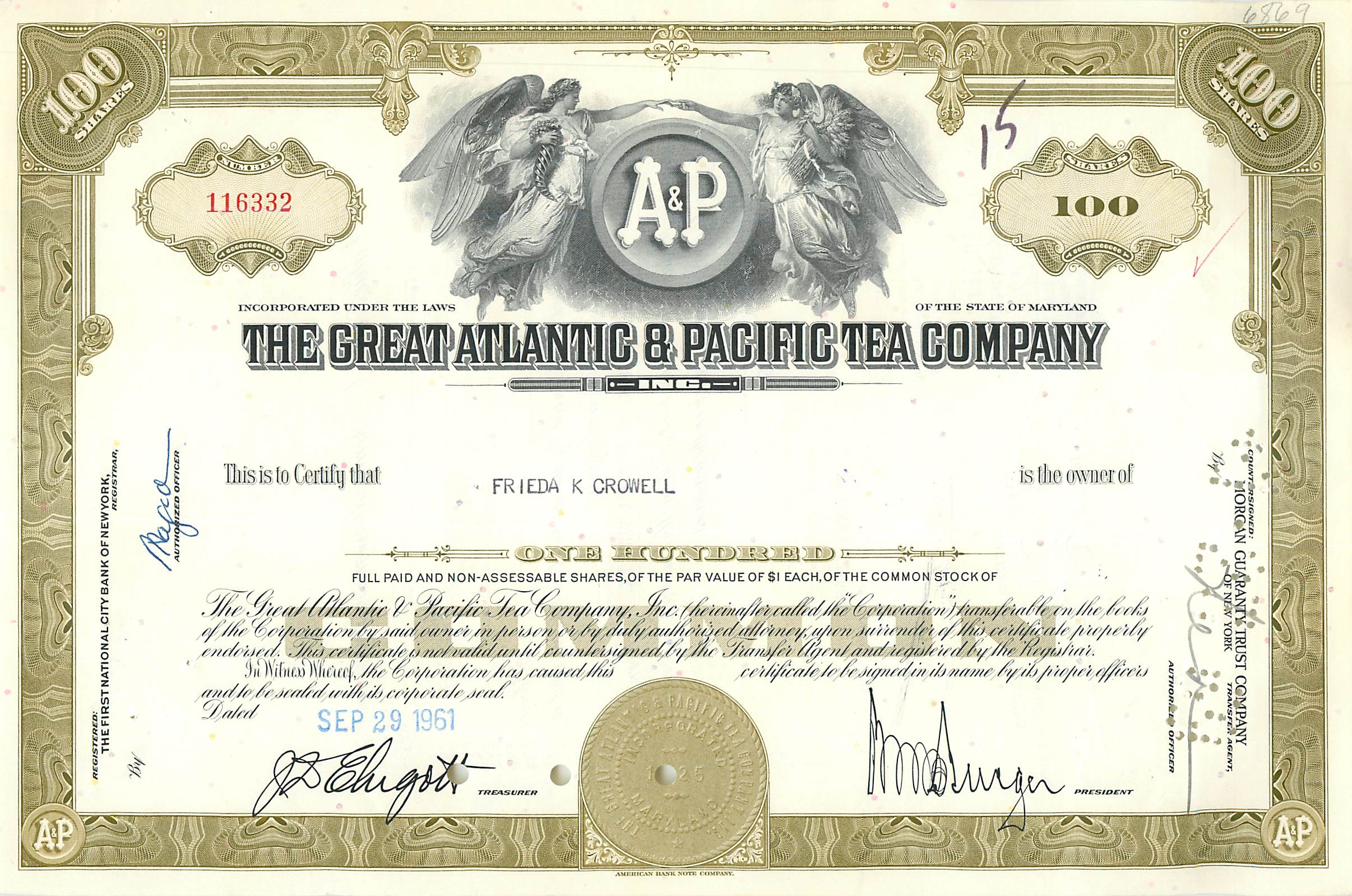 Coupon Share Action The Great Atlantic & Pacific Tea Company Ange Angel Femme