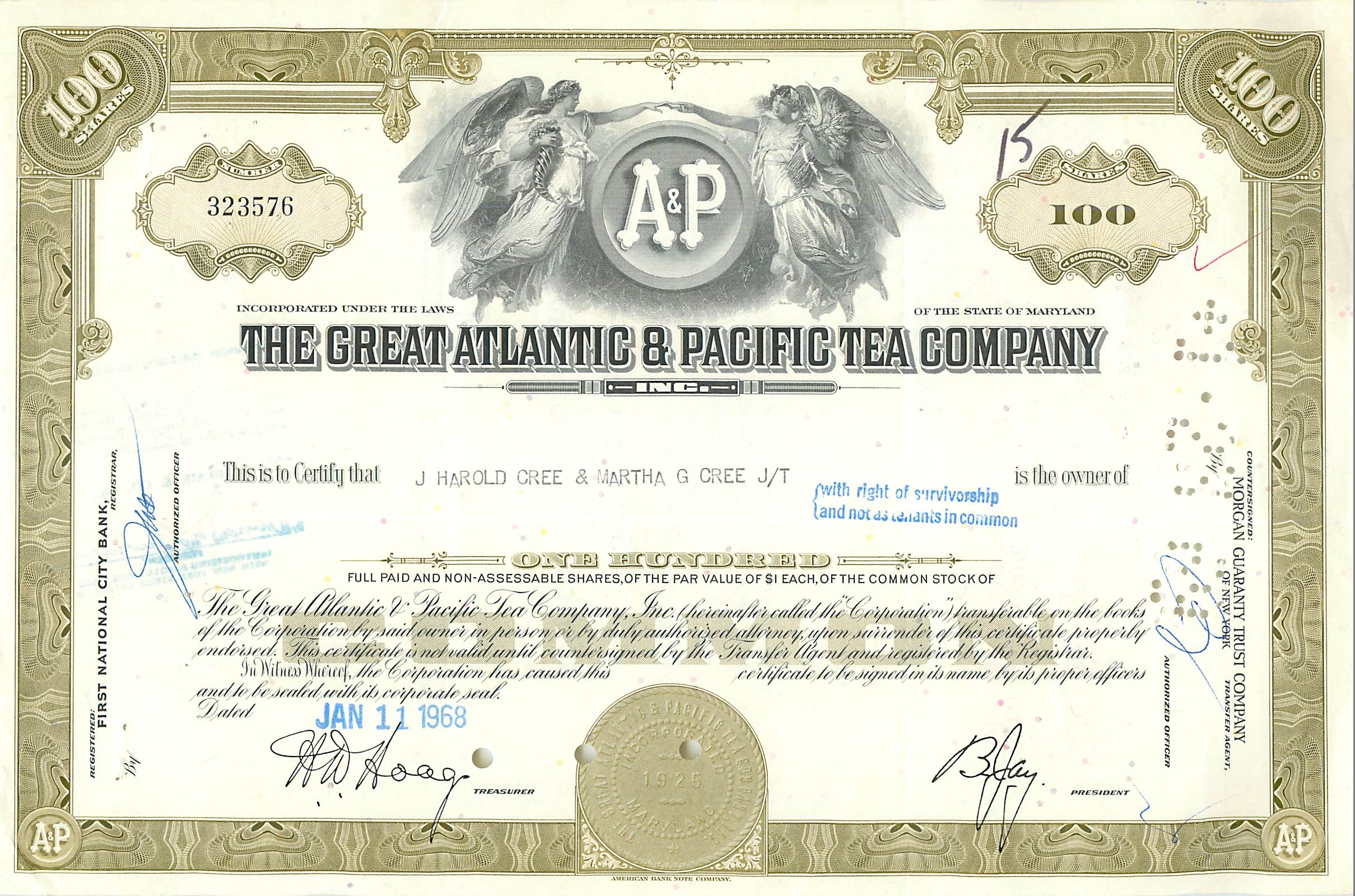 Coupon Share Action The Great Atlantic & Pacific Tea Company Ange Angel Femme