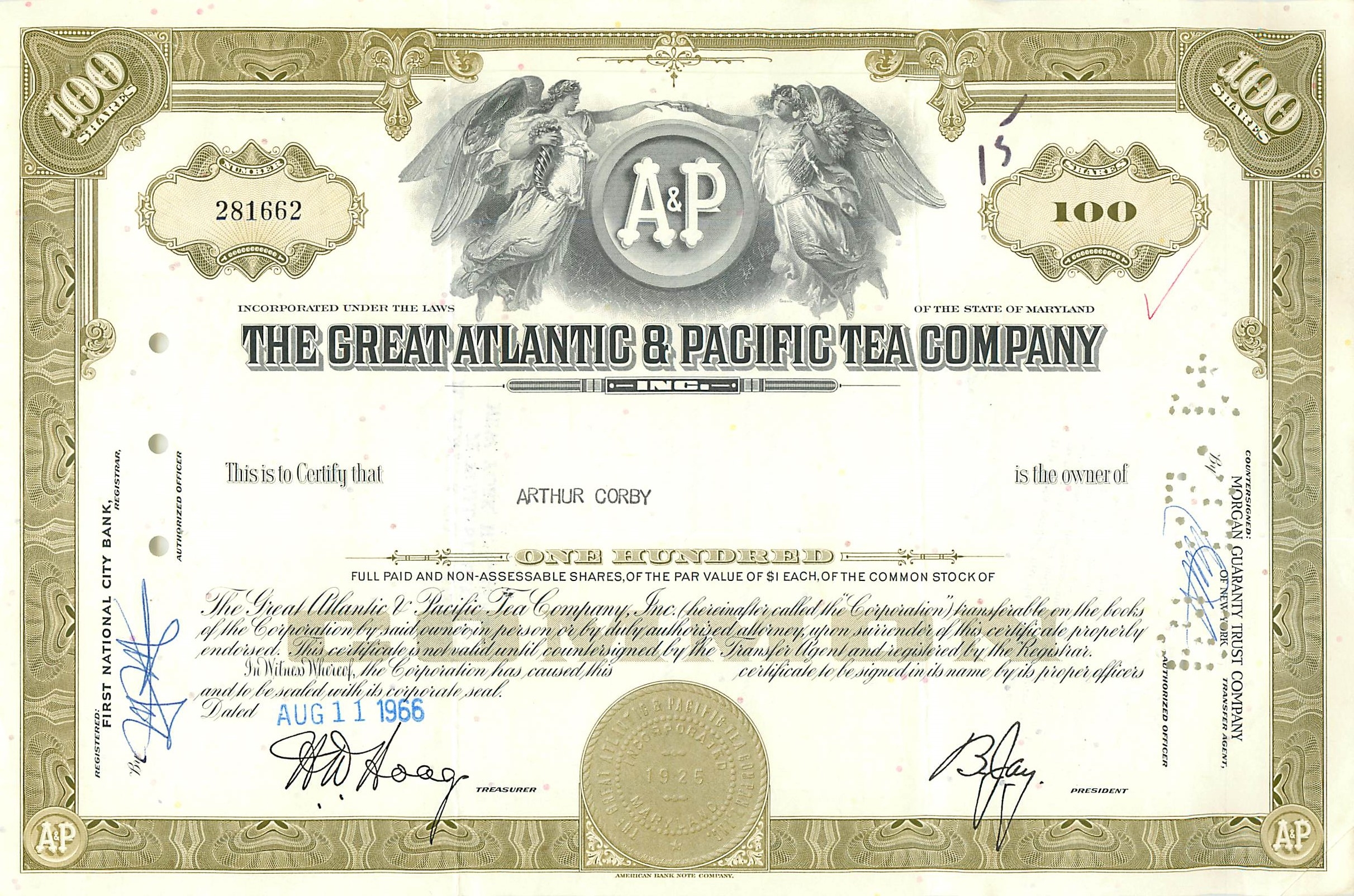 Coupon Share Action The Great Atlantic & Pacific Tea Company Ange Angel Femme