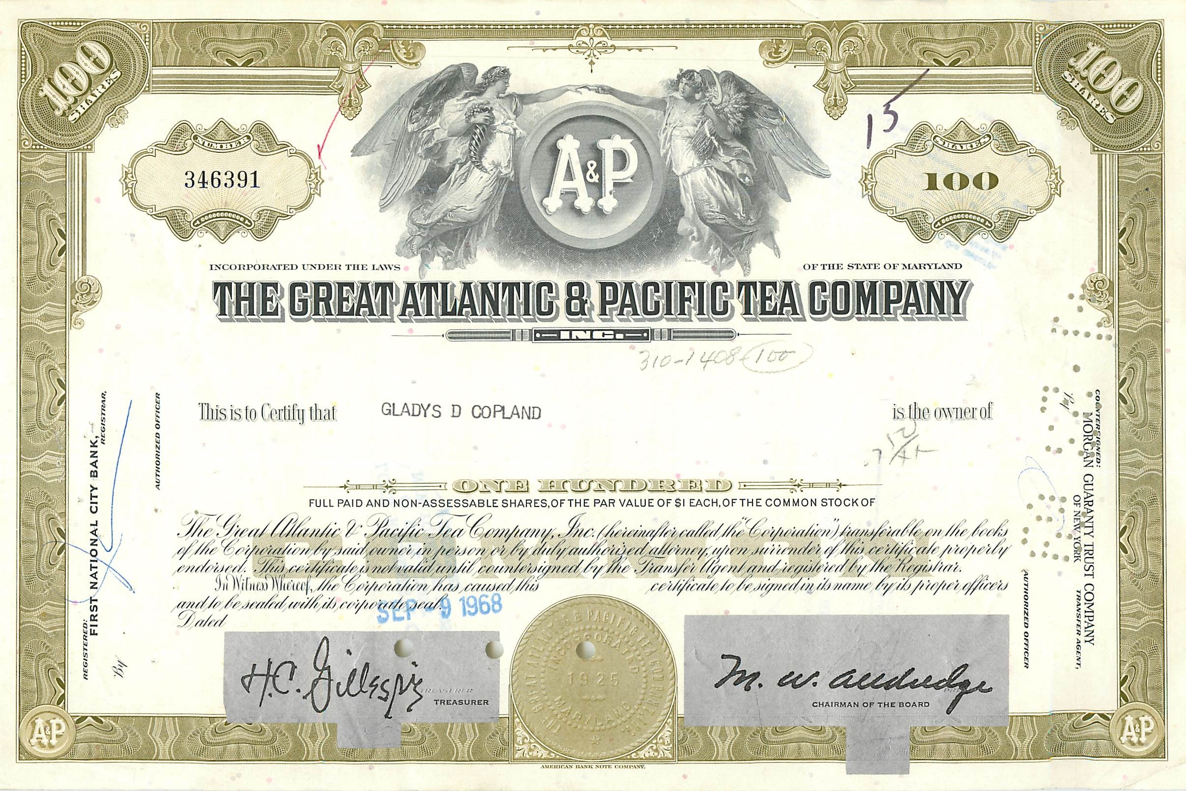 Coupon Share Action The Great Atlantic & Pacific Tea Company Ange Angel Femme
