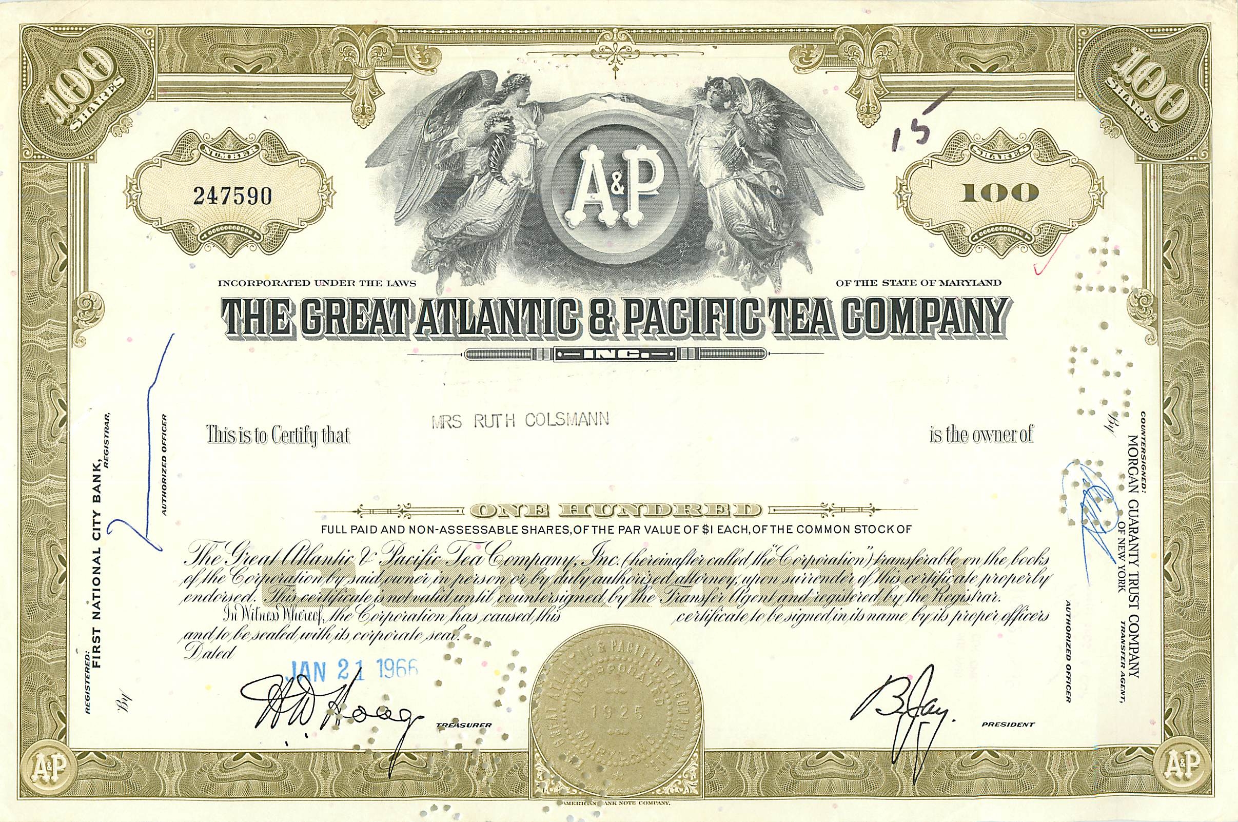 Coupon Share Action The Great Atlantic & Pacific Tea Company Ange Angel Femme