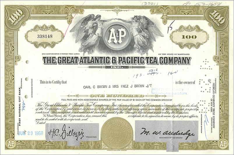 Coupon Share Action The Great Atlantic & Pacific Tea Company Ange Angel Femme