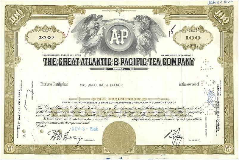 Coupon Share Action The Great Atlantic & Pacific Tea Company Ange Angel Femme