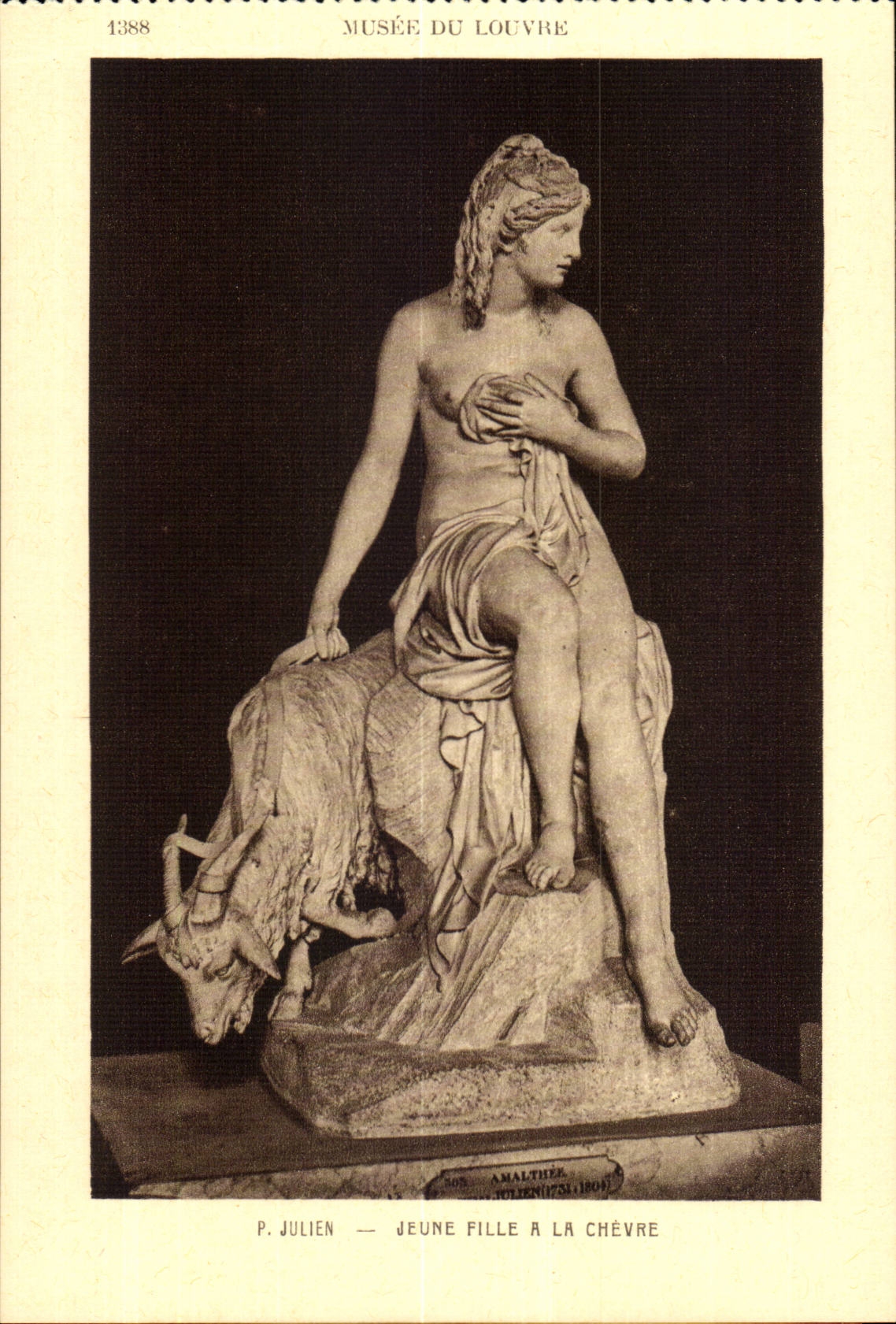 Jeune Fille à la Chèvre — Musée du Louvre — P. Julien