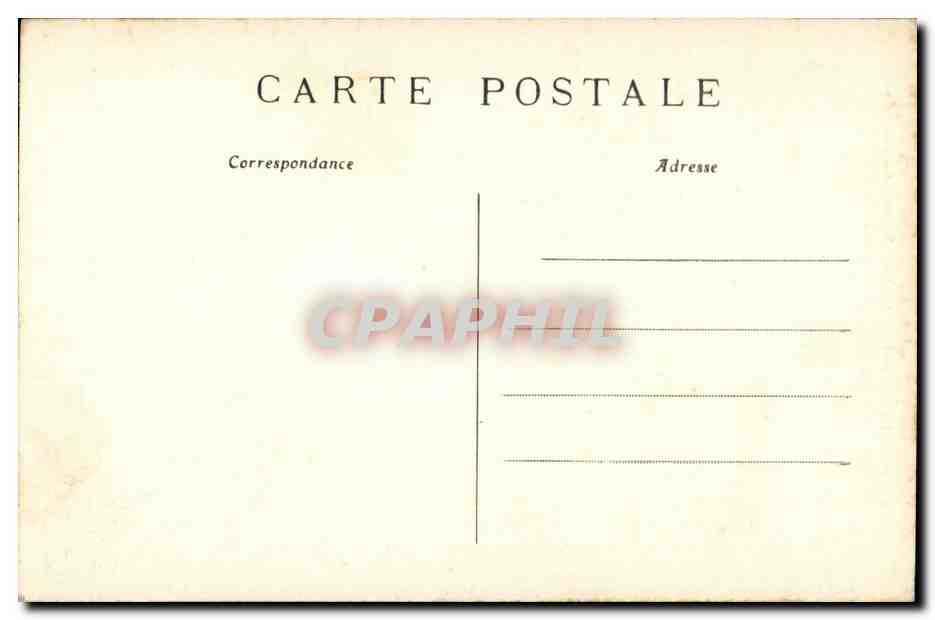Paris CPA Buttes Chaumont Les rochers Le belvedere et le lac — Rückseite