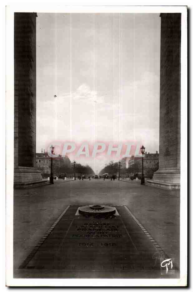 Paris CPA Tombeau du soldat inconnu