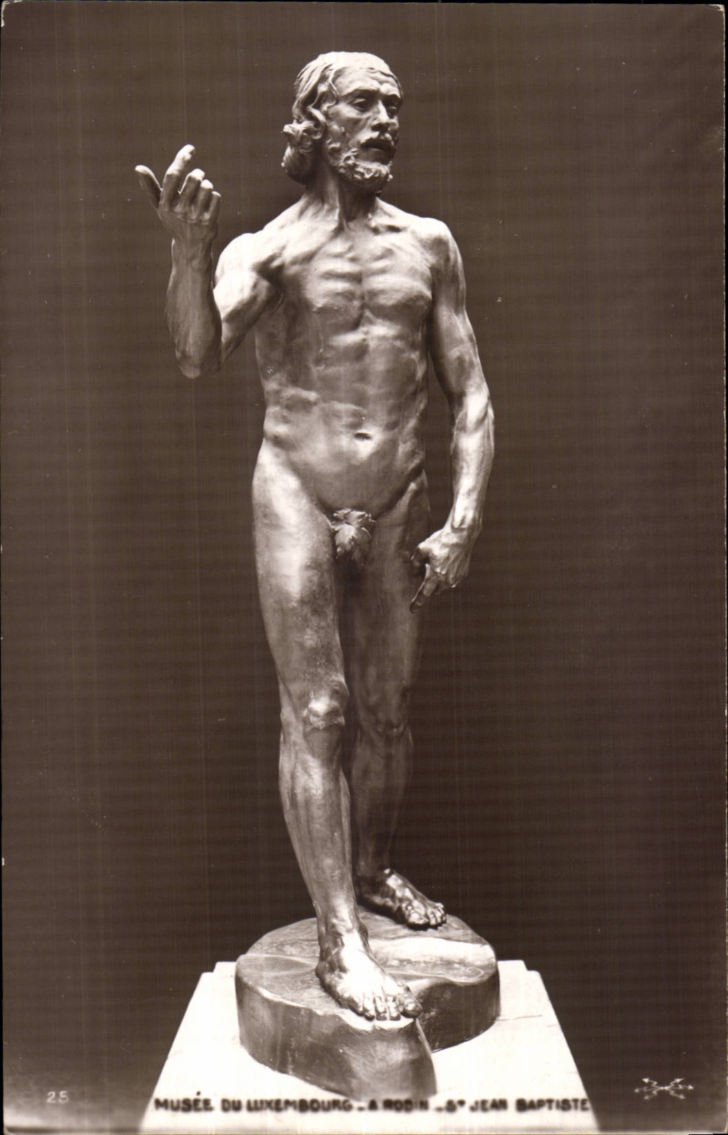 Paris CPA Musee du Luxembourg Rodin Saint Jean Baptiste