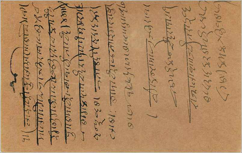 Entier Postal Postal Stationary Inde India  — Rückseite