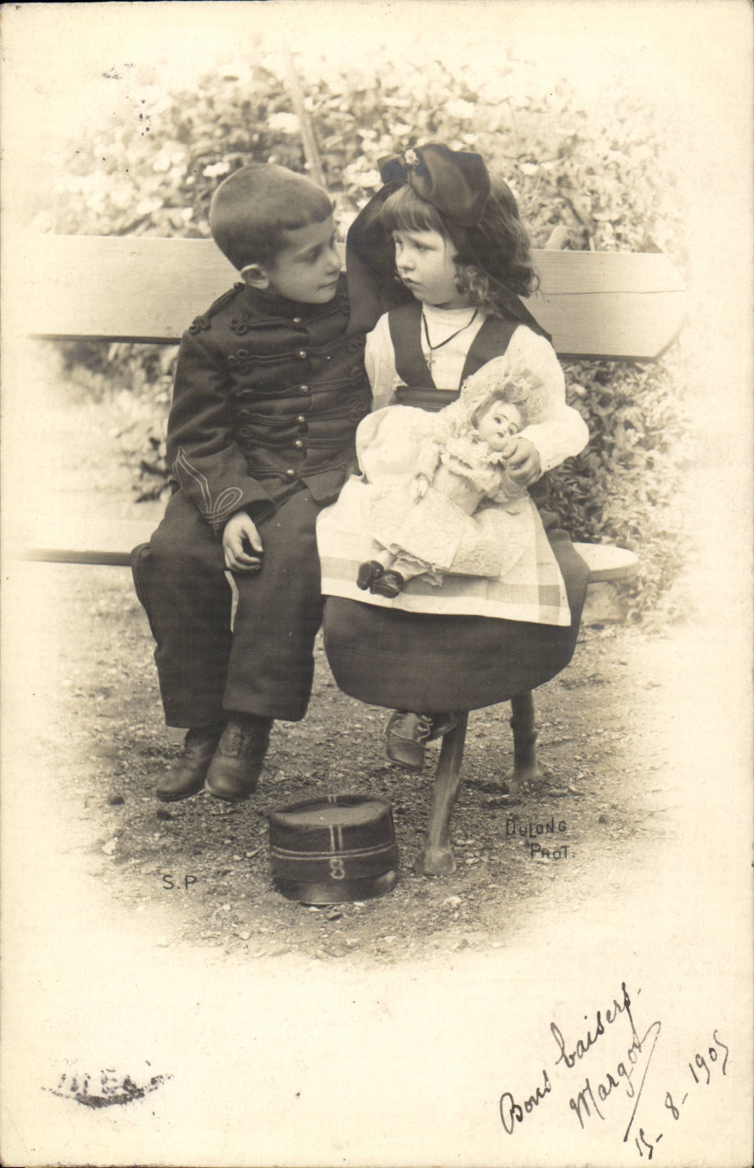 Fantaisie - Enfant - poupee - Marguerite Chambon -- CPA 