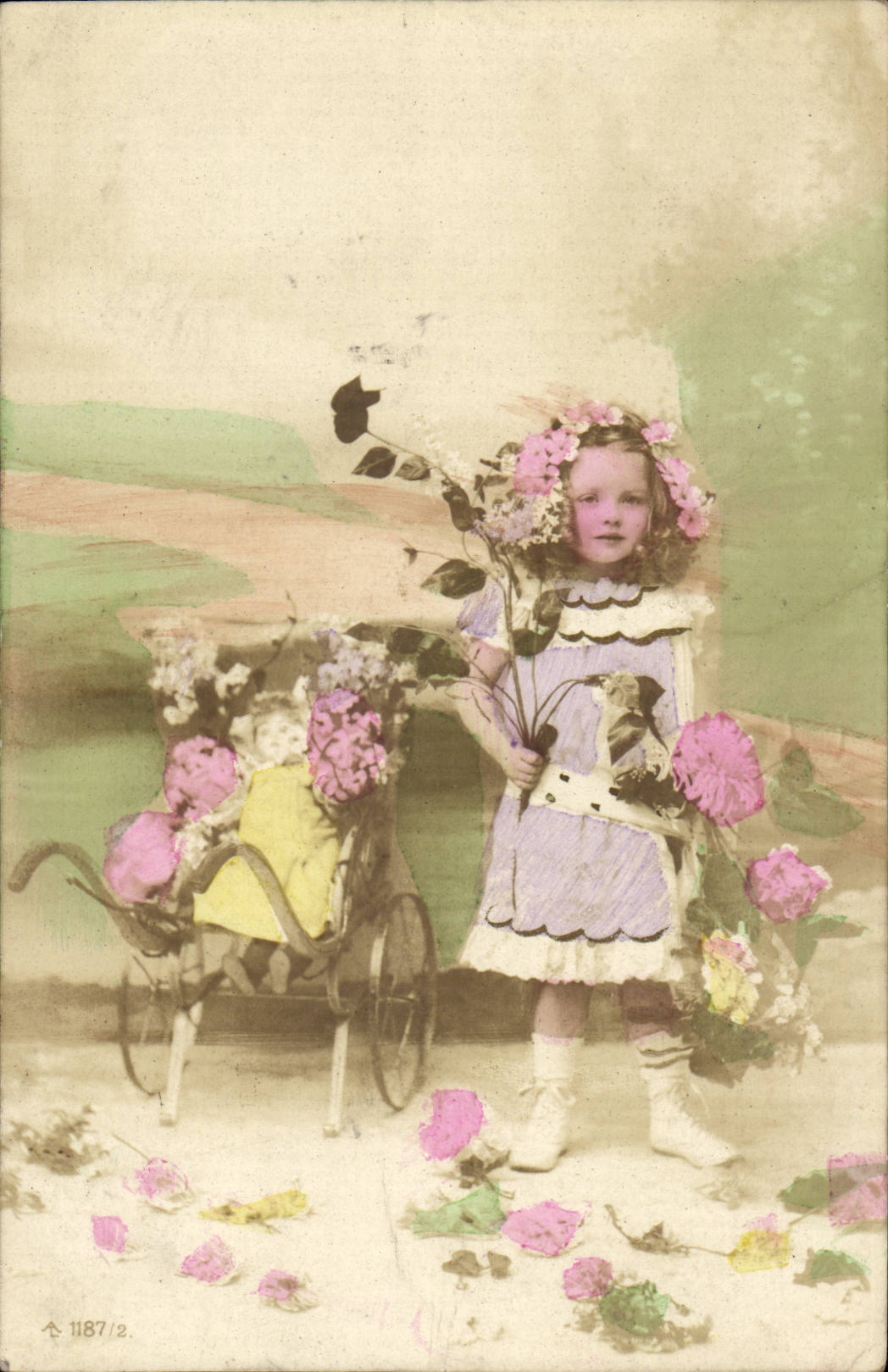 Fantaisie - Enfant - poupee - Marguerite Chambon -- CPA 