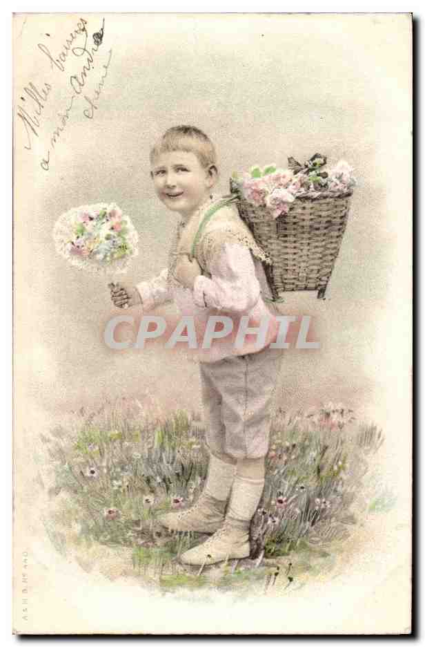 Fantaisie - Enfant - garcon - Andre Chambon -- CPA 